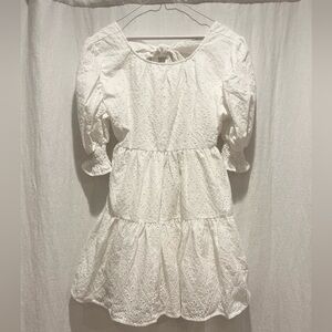 Misa Los Angeles Fraser Dress White Cotton Babydoll
